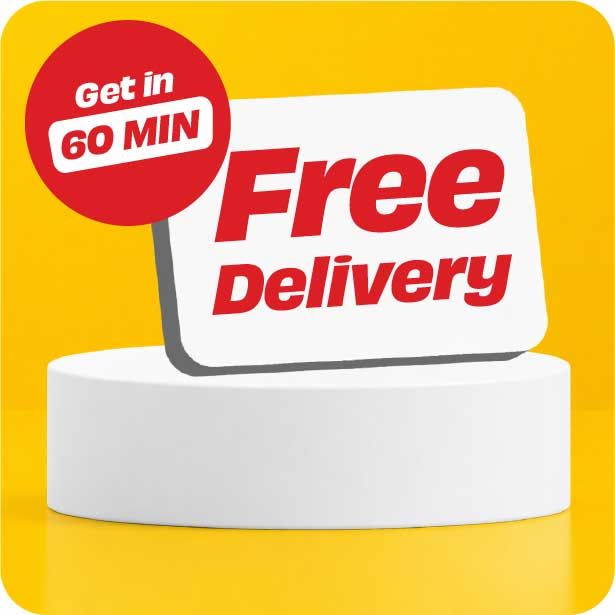 60 Min Delivery