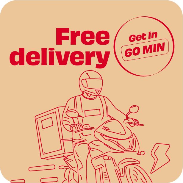 60 Min Delivery