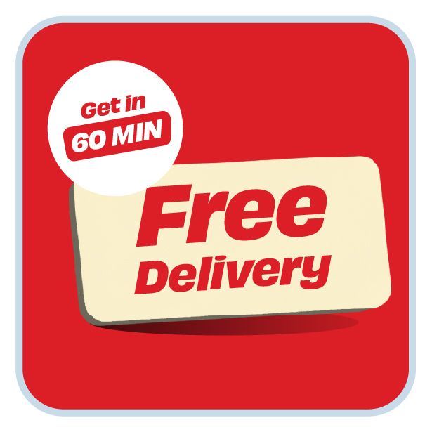 60 Min Delivery