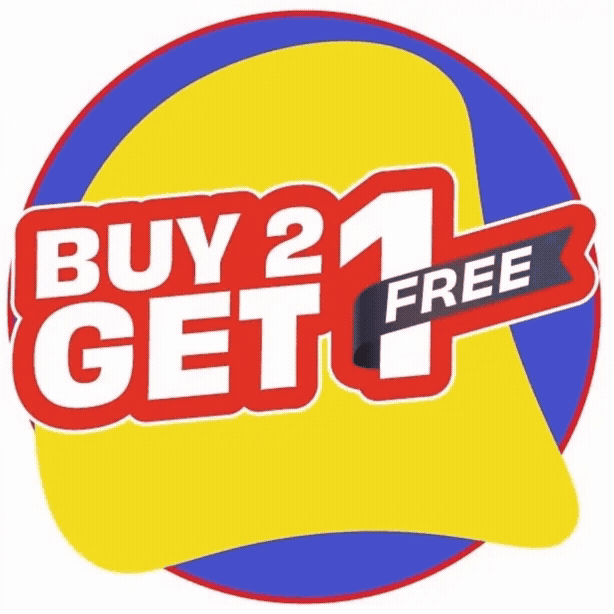 Buy 2 Get 1 