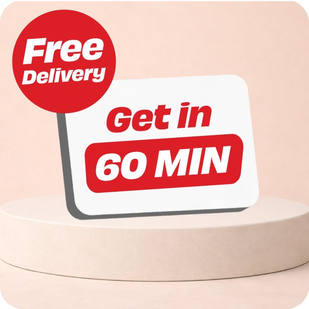 60 Min Delivery